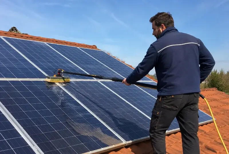 Nettoyage et entretien de panneaux solaires à Parignargues